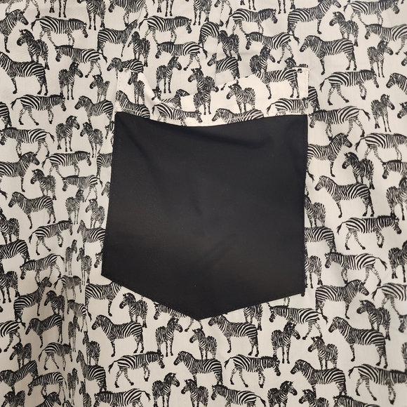 UNIQUE VINTAGE Black & White Zebra Print Hide & Seek Skort, Various Sizes. NWT - Picture 6 of 13